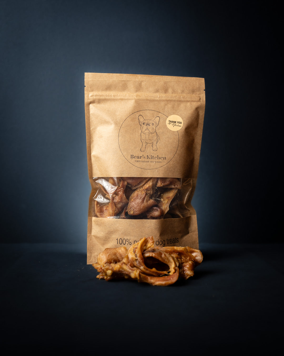 Bears Kitchen Natural Pigs Ears Strips