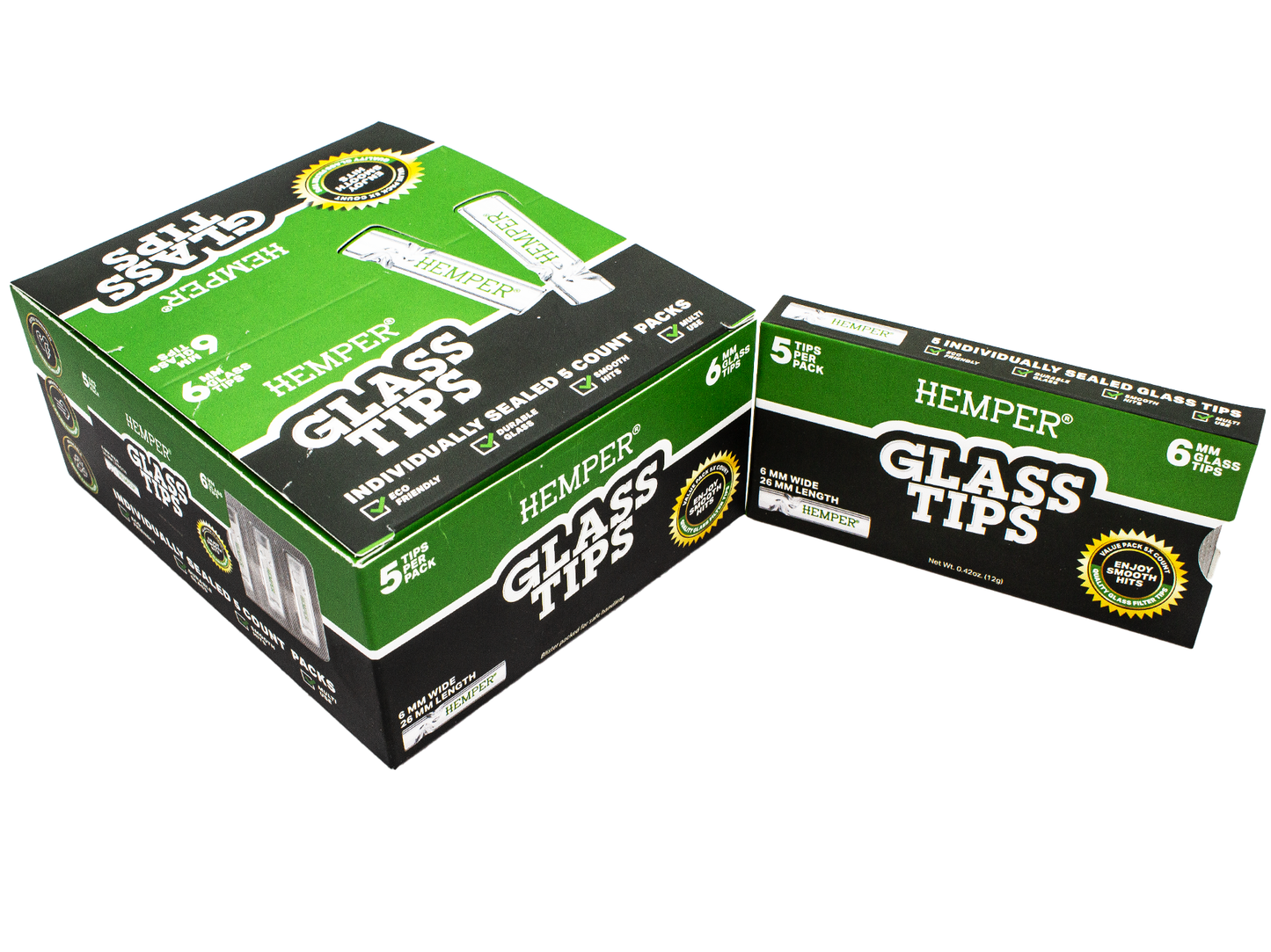 Hemper Glass Filter Tips