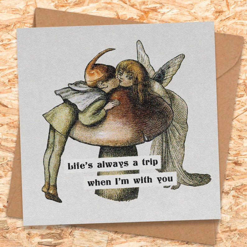 Life's A Trip Valentines Card