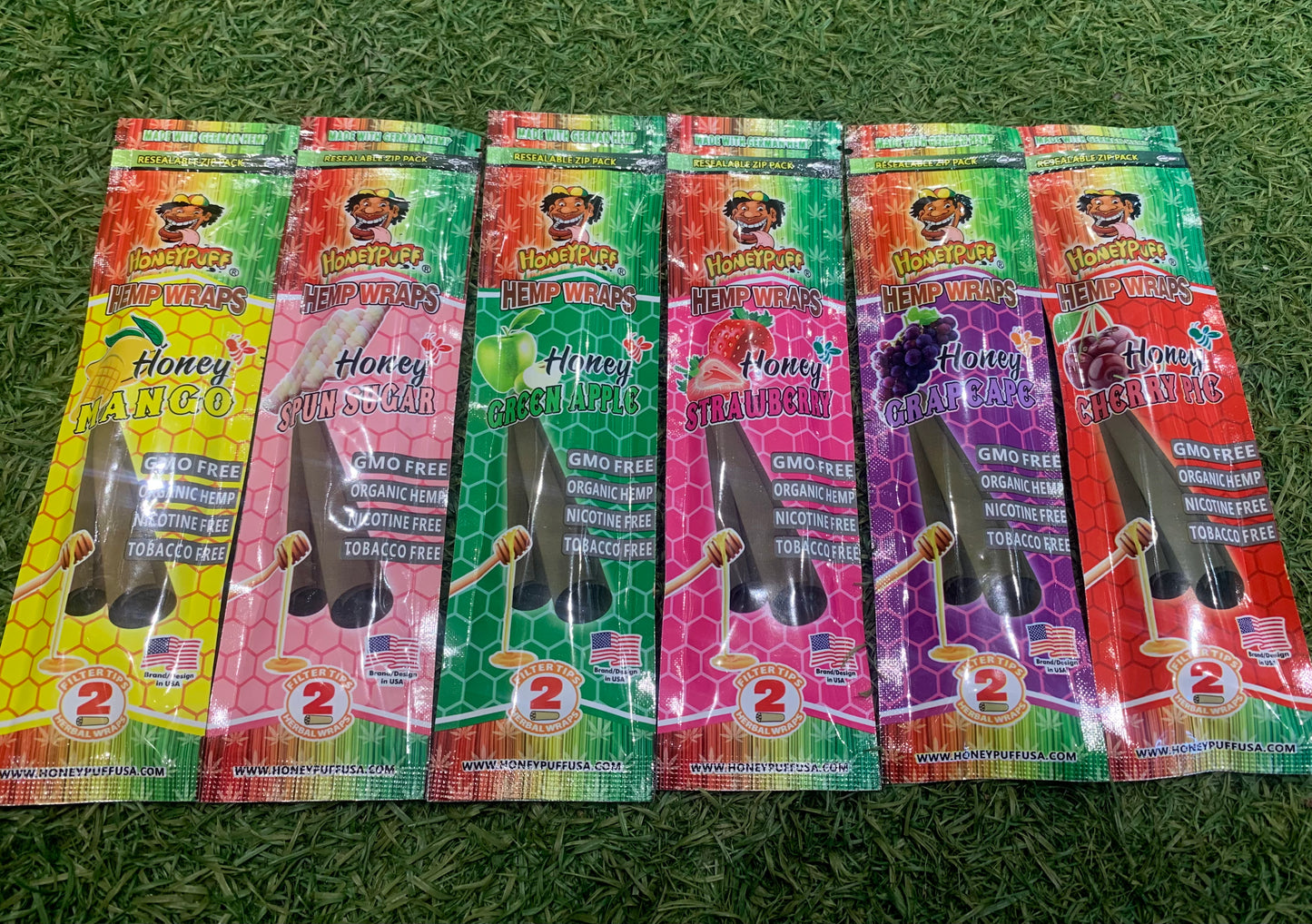 Honey puff Tobacco free Wraps