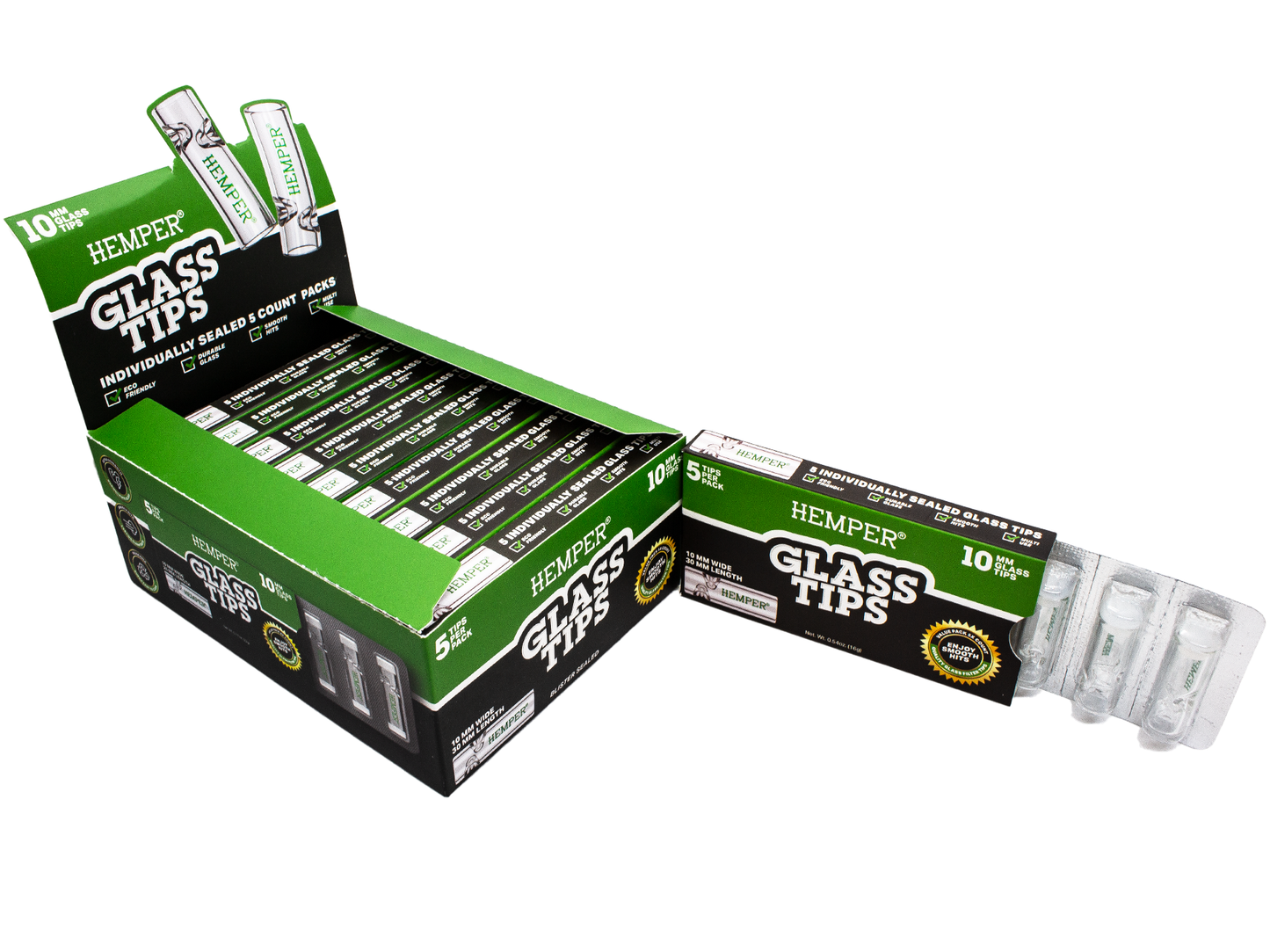 Hemper Glass Filter Tips