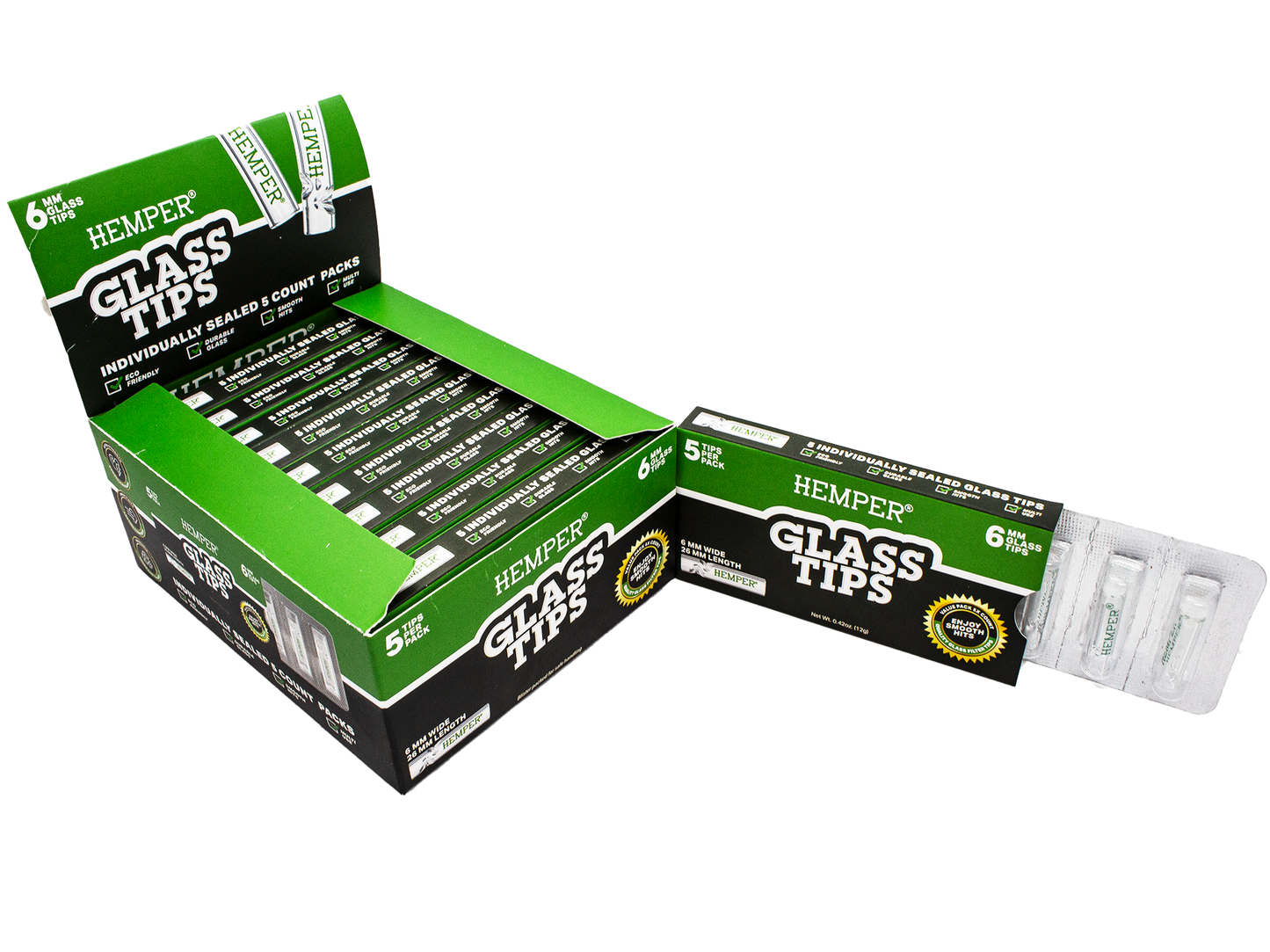 Hemper Glass Filter Tips