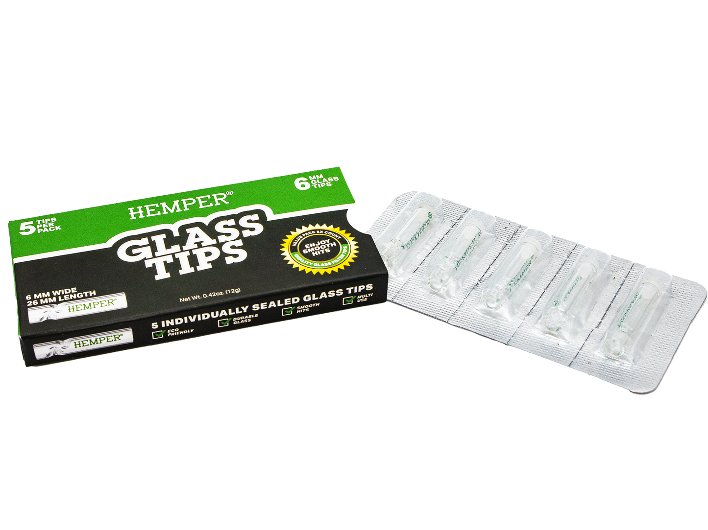 Hemper Glass Filter Tips