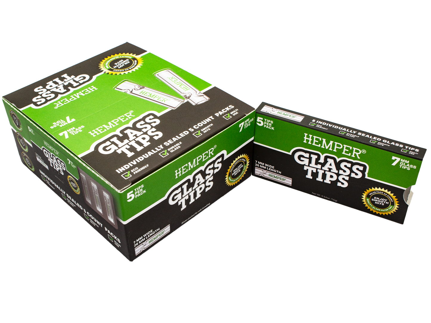 Hemper Glass Filter Tips