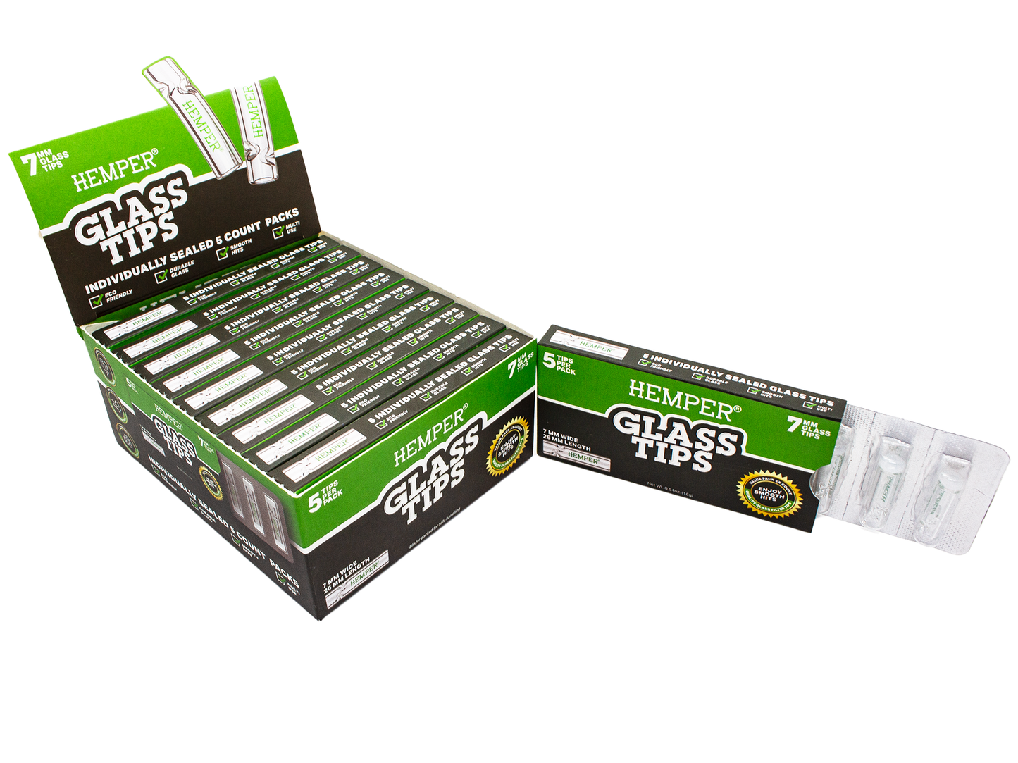 Hemper Glass Filter Tips