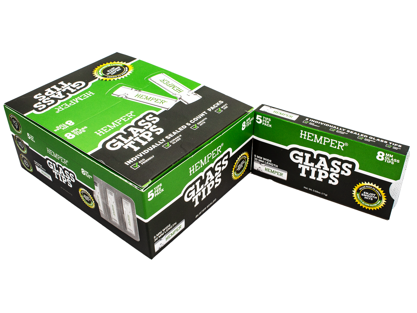 Hemper Glass Filter Tips