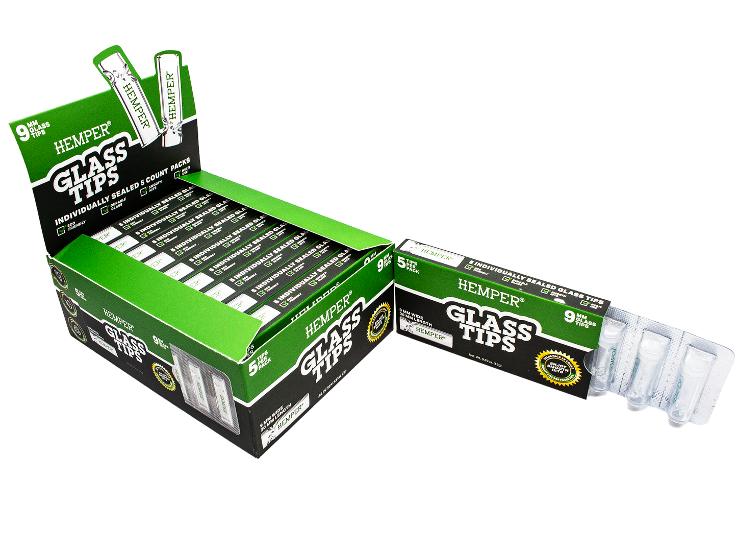 Hemper Glass Filter Tips