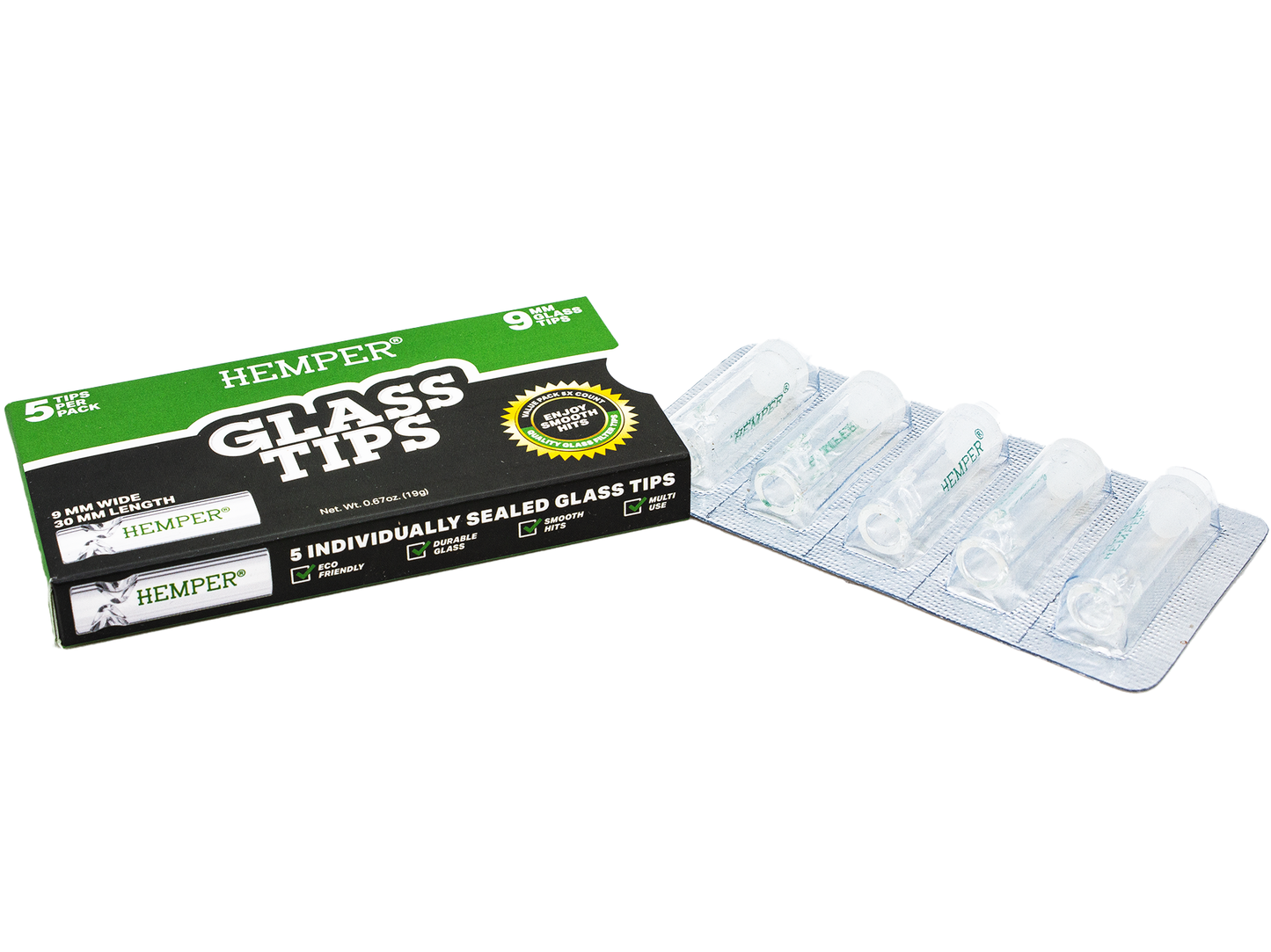 Hemper Glass Filter Tips
