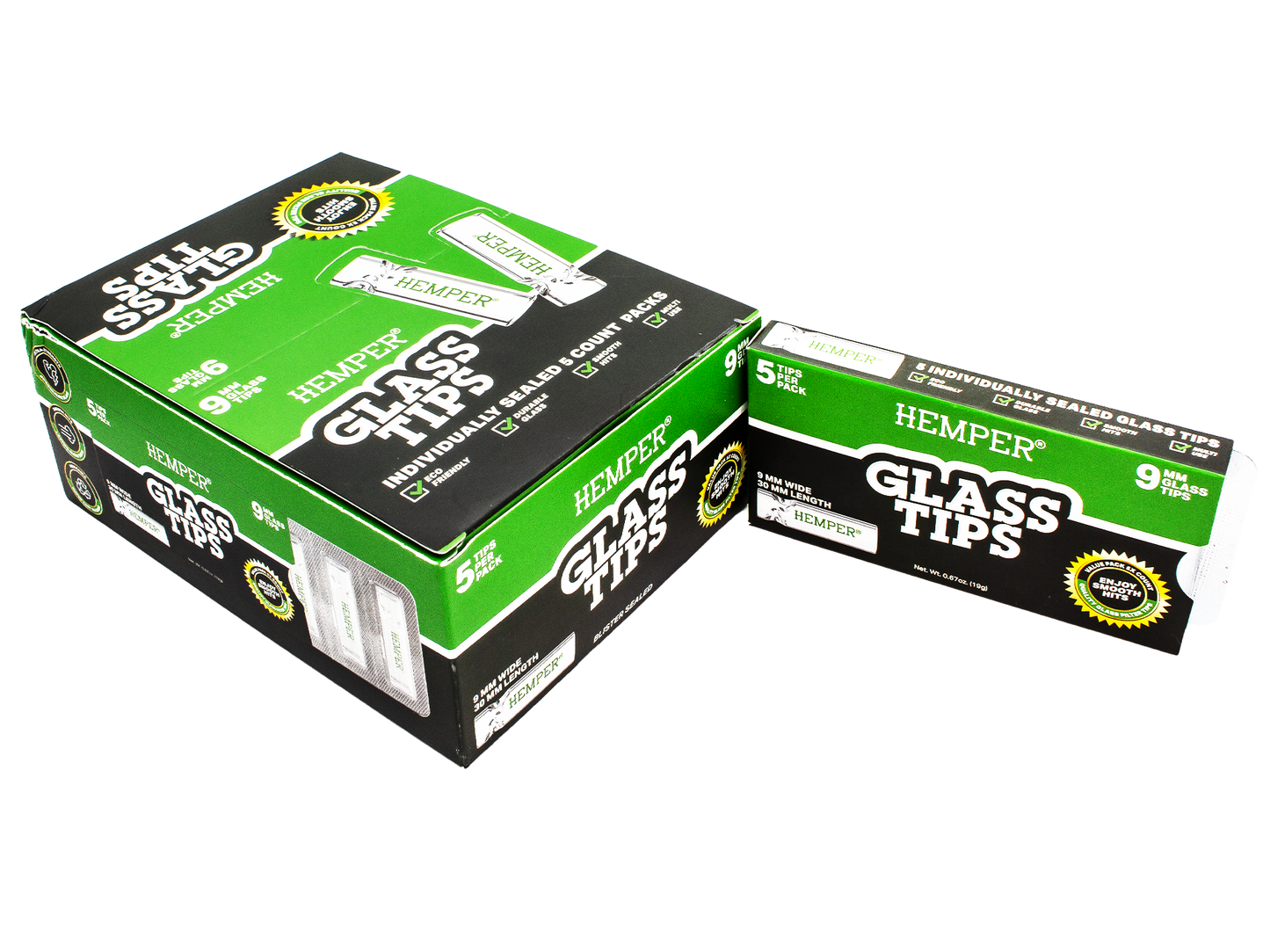 Hemper Glass Filter Tips