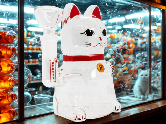 Hemper Gass Bong Lucky Cat