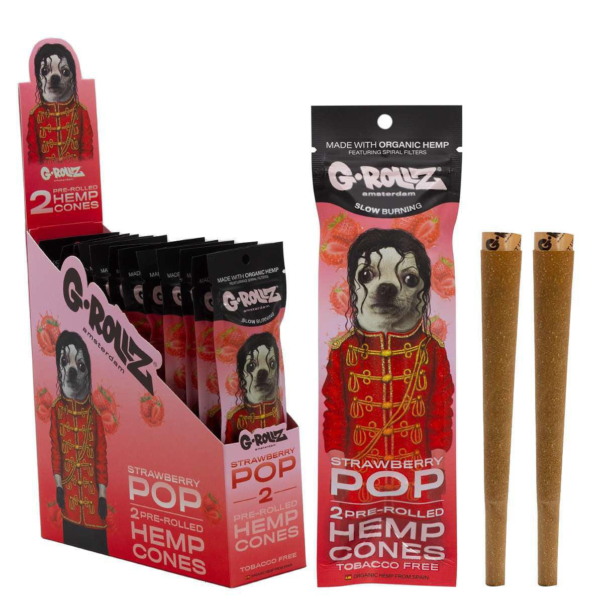 G-Rollz 2 pre-rolled Hemp Cones