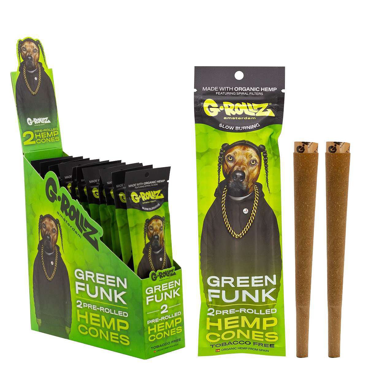 G-Rollz 2 pre-rolled Hemp Cones