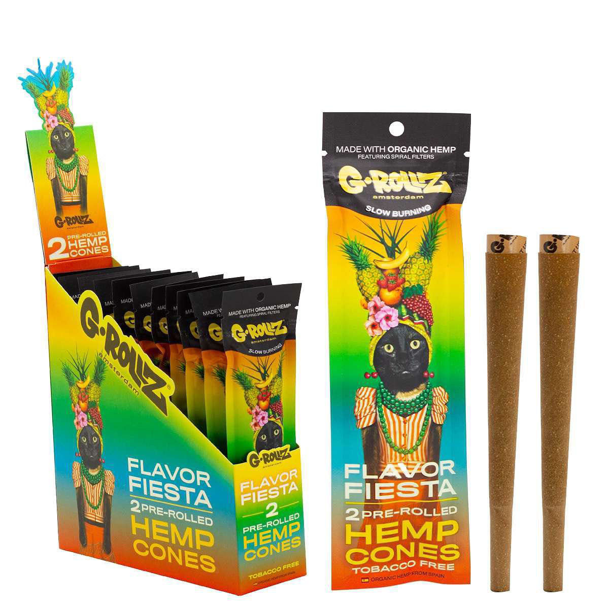 G-Rollz 2 pre-rolled Hemp Cones