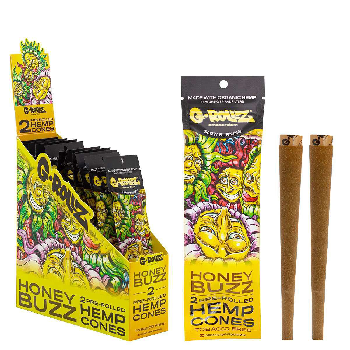 G-Rollz 2 pre-rolled Hemp Cones