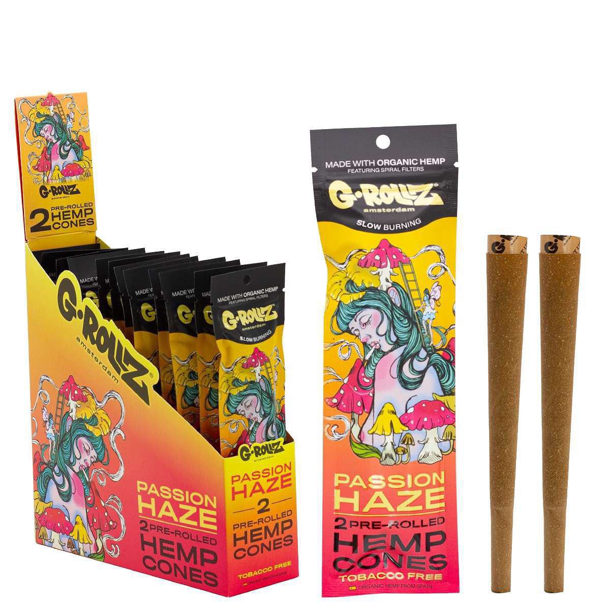 G-Rollz 2 pre-rolled Hemp Cones