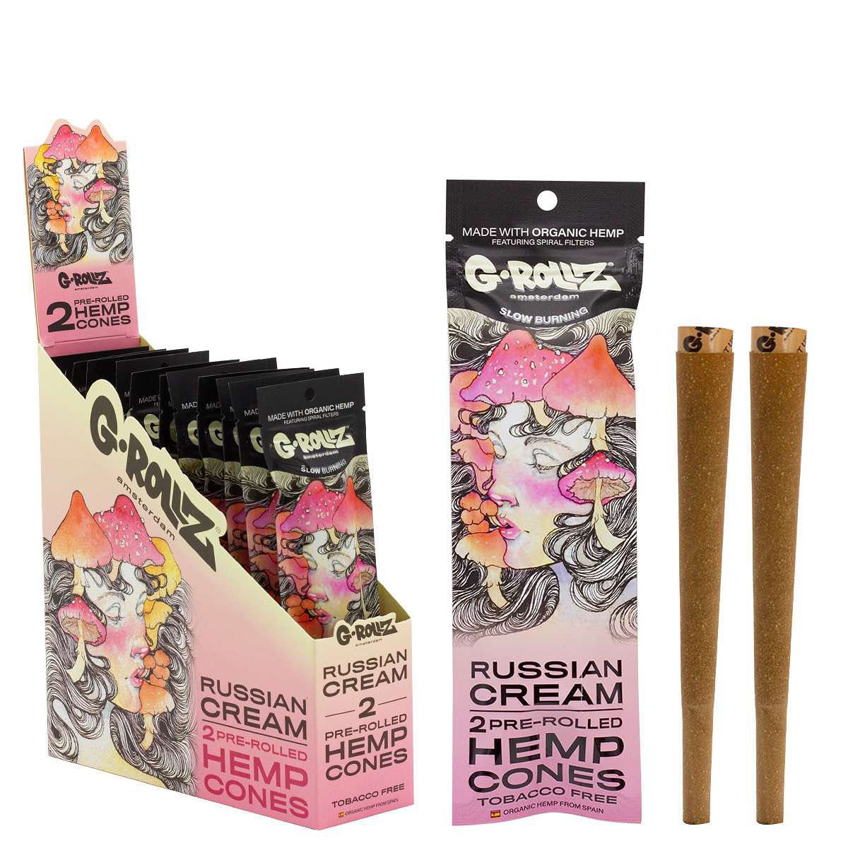 G-Rollz 2 pre-rolled Hemp Cones