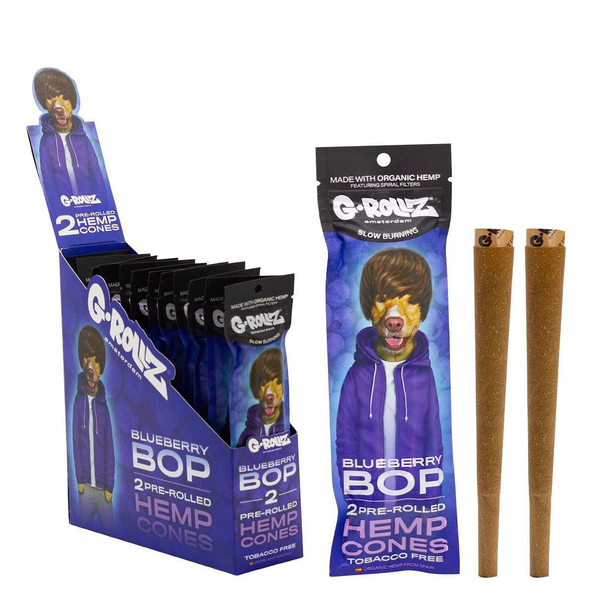 G-Rollz 2 pre-rolled Hemp Cones