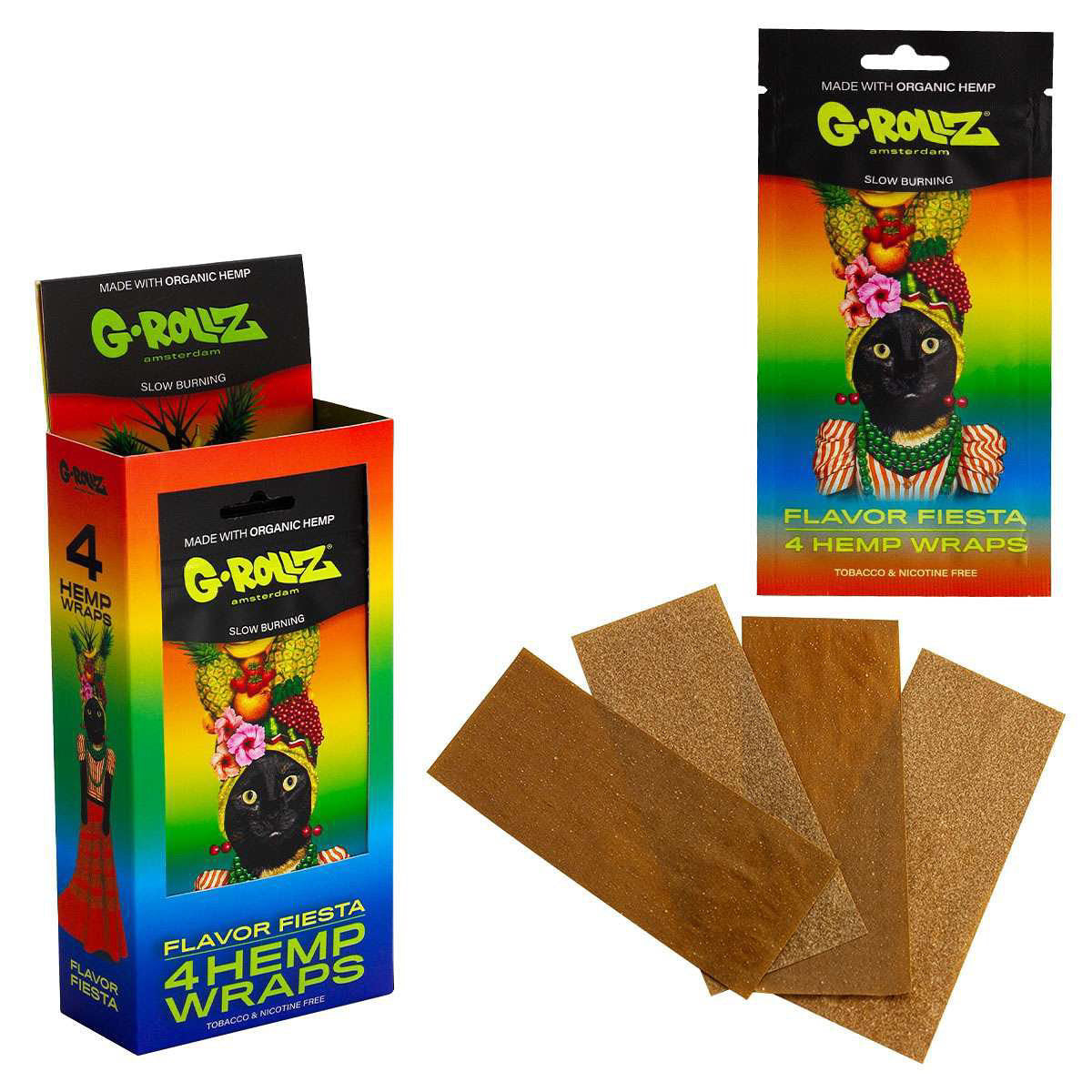 G-Rollz 4 Slow burning Hemp Wraps