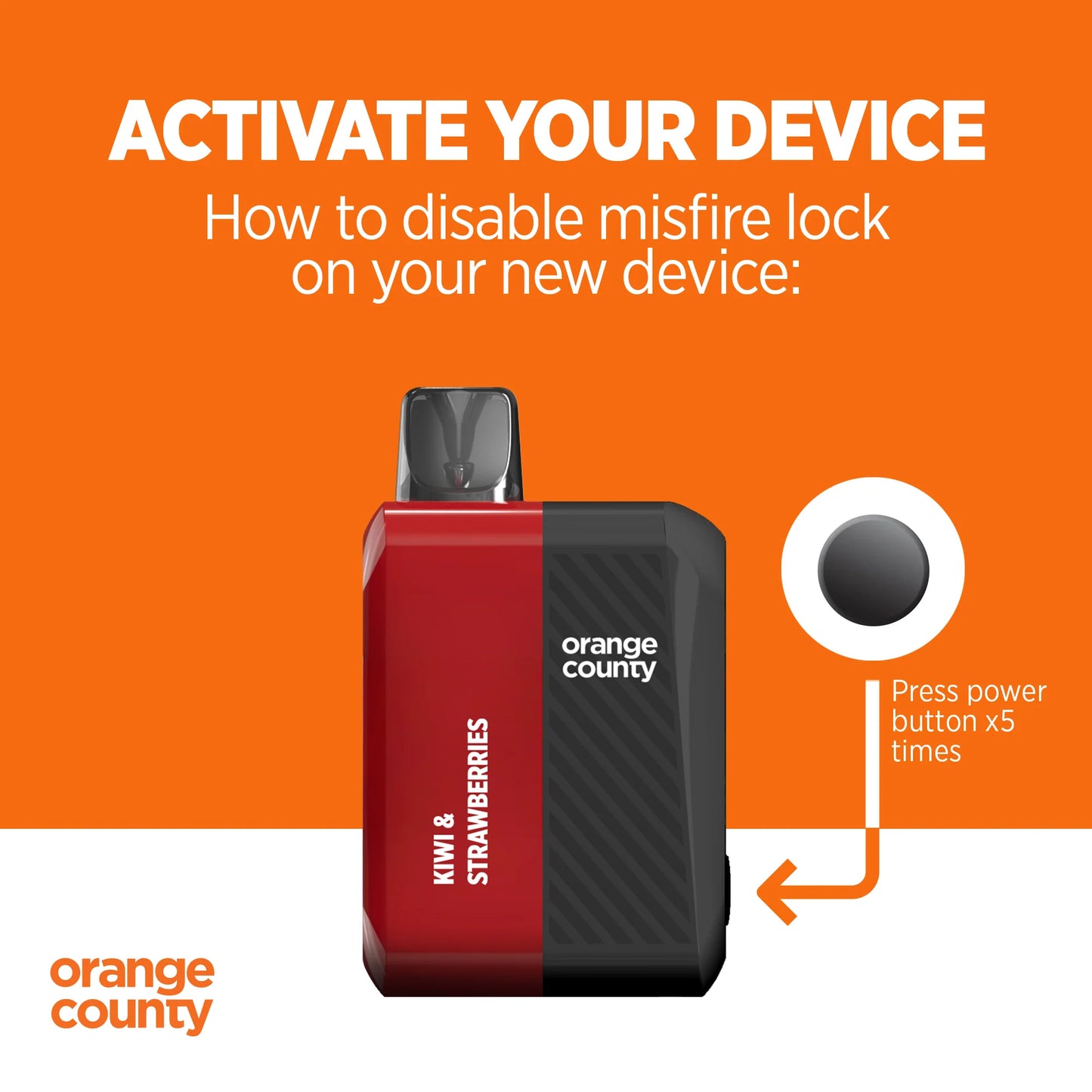 Orange County CBD Vape 2000mg