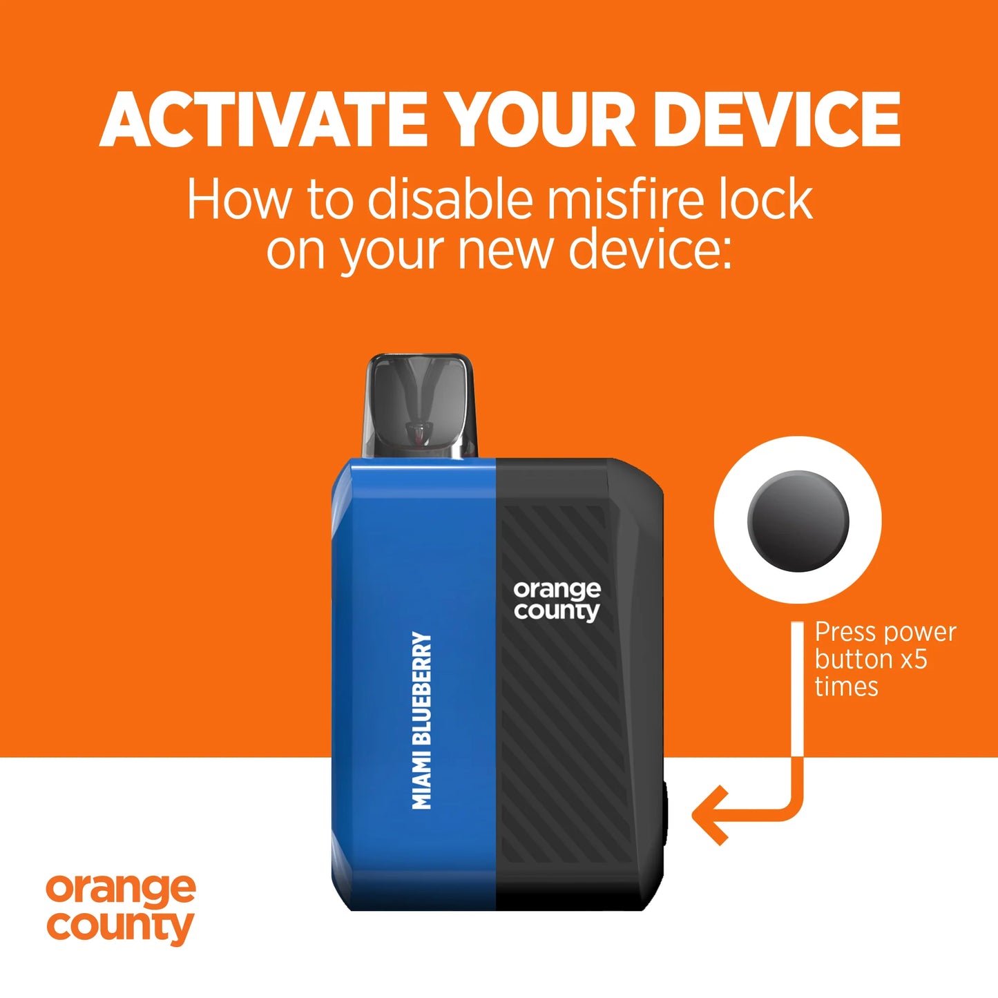 Orange County CBD Vape 2000mg