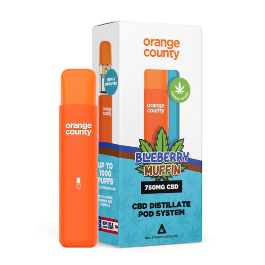 Orange County CBD Vape Blueberry Muffin