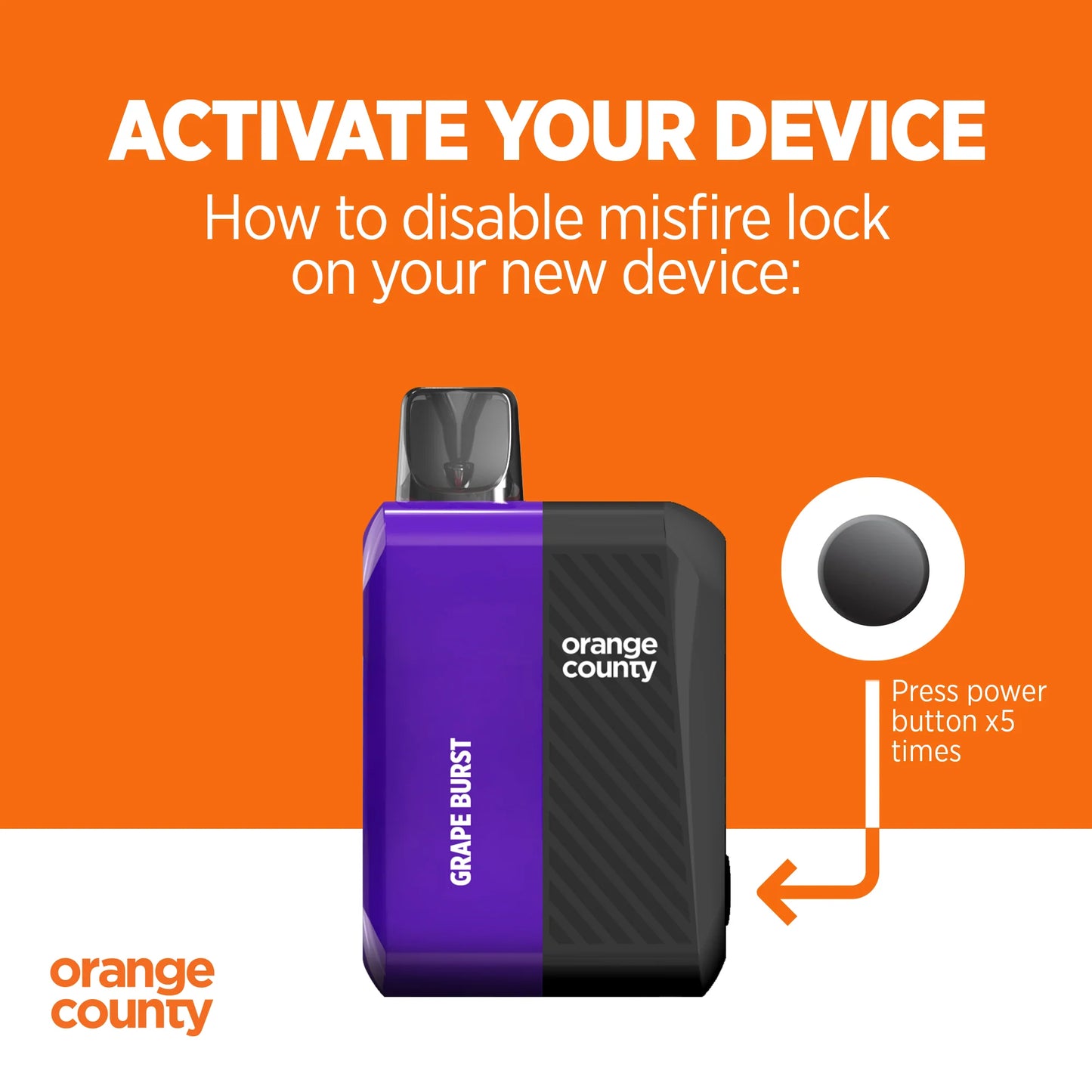 Orange County CBD Vape 2000mg