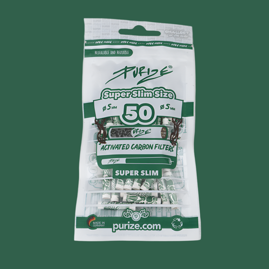 Purize Super Slim Size Filter Tips 50 Pack