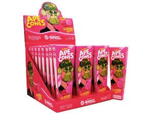 G-ROLLZ Ape Cones - 24 Per Box - 3 Cones Per Pack - Pop Activated Flavoured Filter