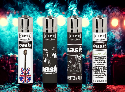 Official Oasis Clipper Lighters Set 3
