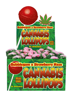 Cannabis Lollipops - Bubblegum x Strawberry Haze